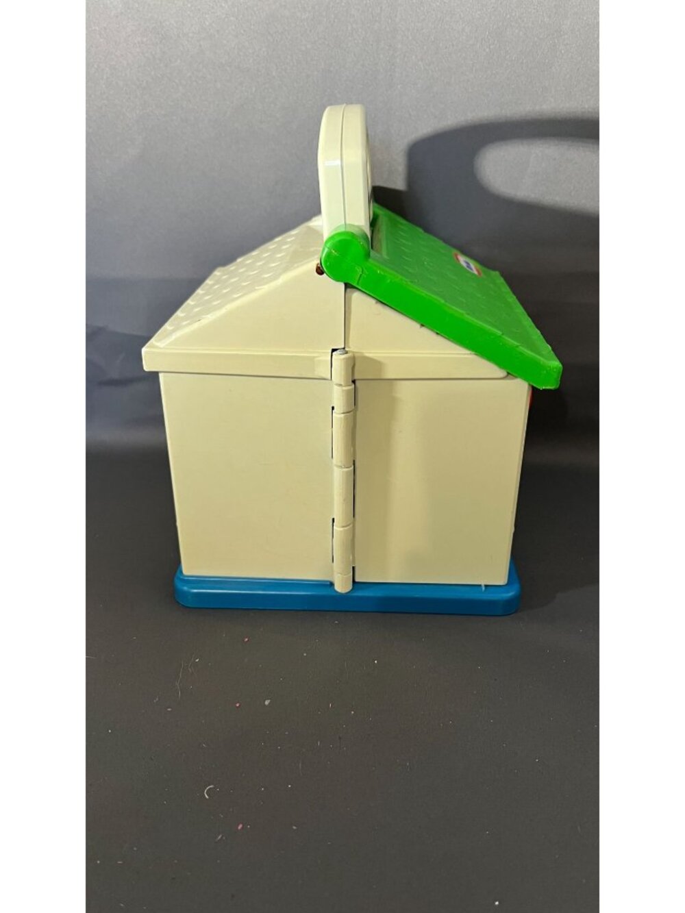 Little Tikes Dollhouse Carry Along Playset Green Roof Vintage - Picture 3 of 10